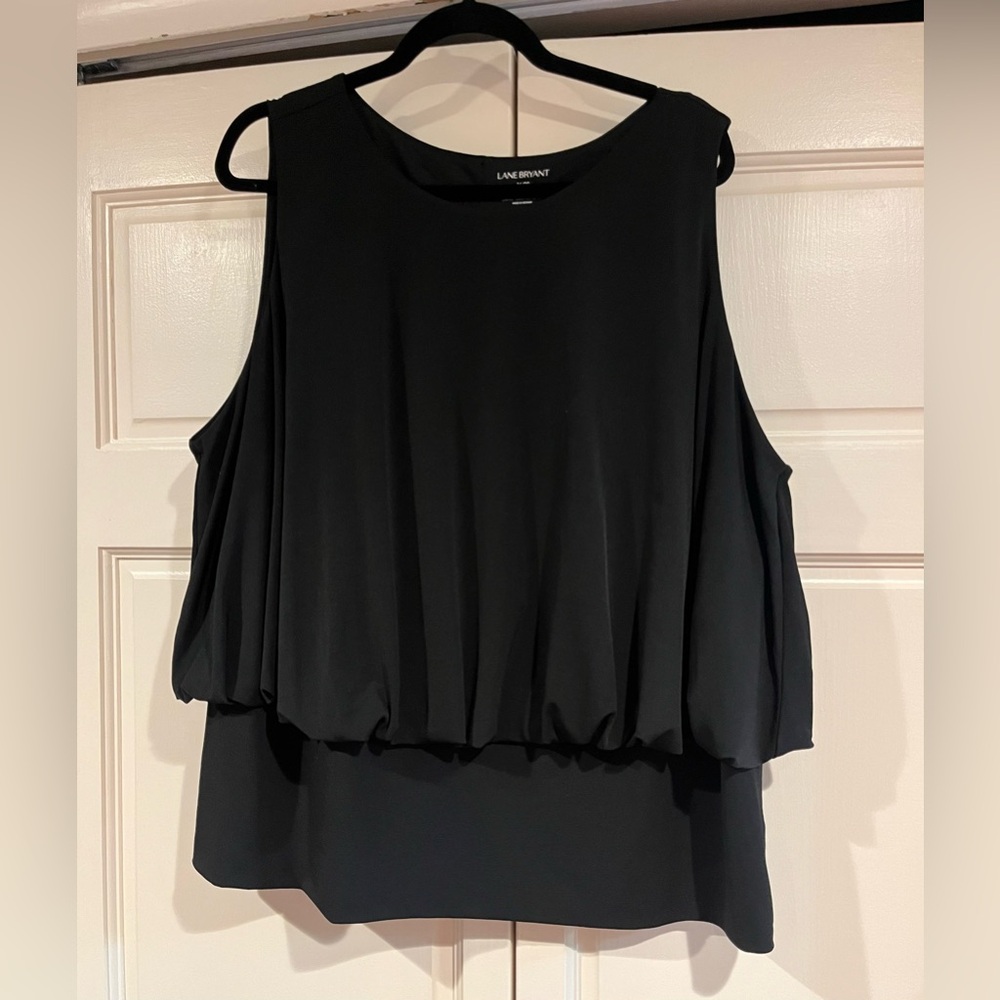 Lane Bryant Banded Bubble Hem Tank - PLUS Size 26/28